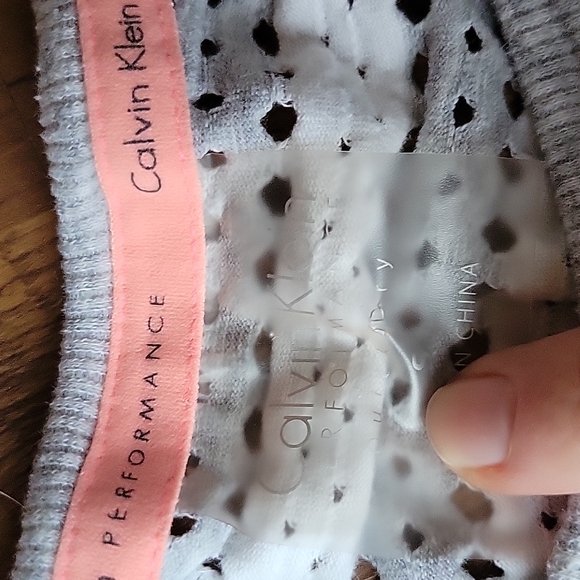 Calvin Klein Womens Performance Striped Top - Picture 4 of 8